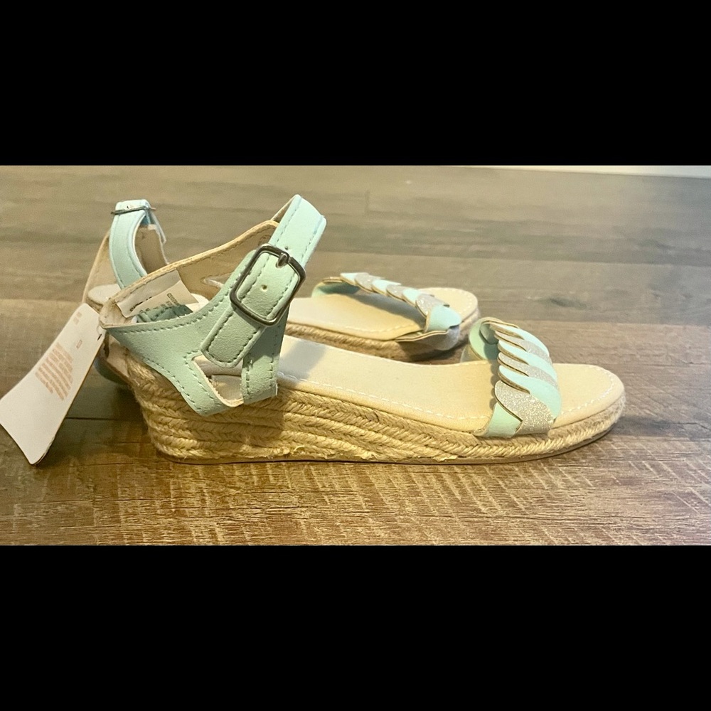 Aqua girls wedge sandals